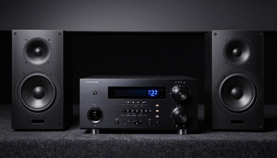 고급스러운 거실에 설치된 하이엔드 오디오 스피커 시스템