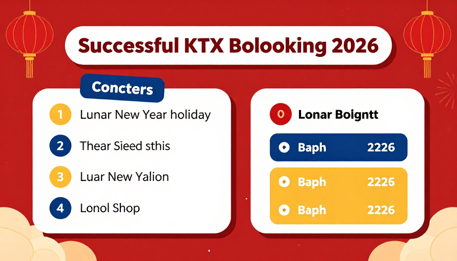 2026년 설날 연휴 기간에 KTX 기차표 예매에 성공한 후 기쁨을 나누는 사람들