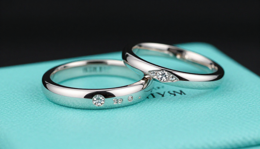 티파니앤코의 상징인 블루 박스와 다이아몬드 약혼 반지