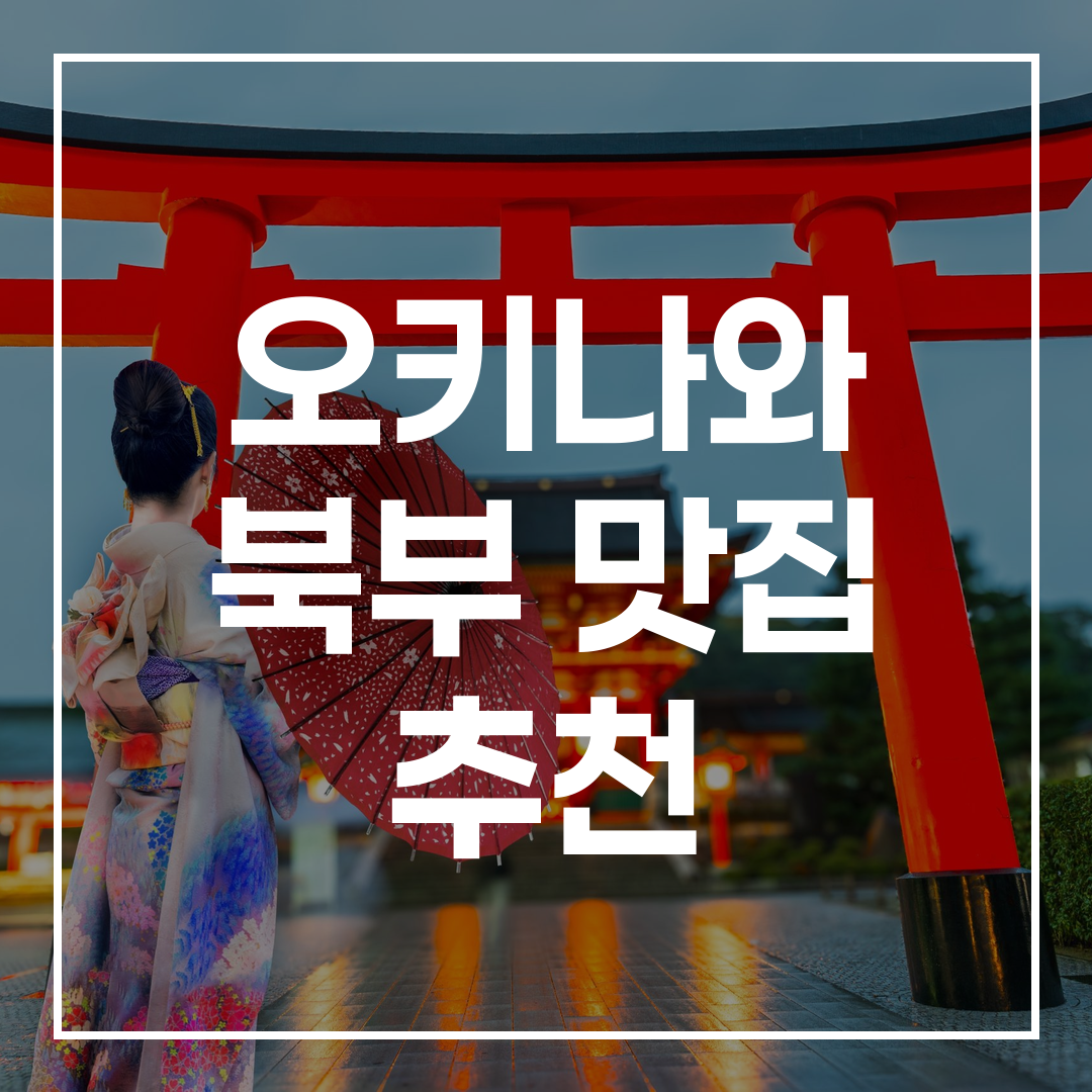 오키나와 북부 지역의 대표적인 맛집 음식 사진