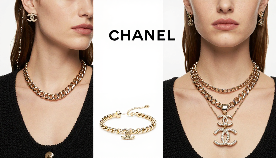 까르띠에, 샤넬, 티파니, 반클리프 아펠의 로고가 나란히 배열된 이미지