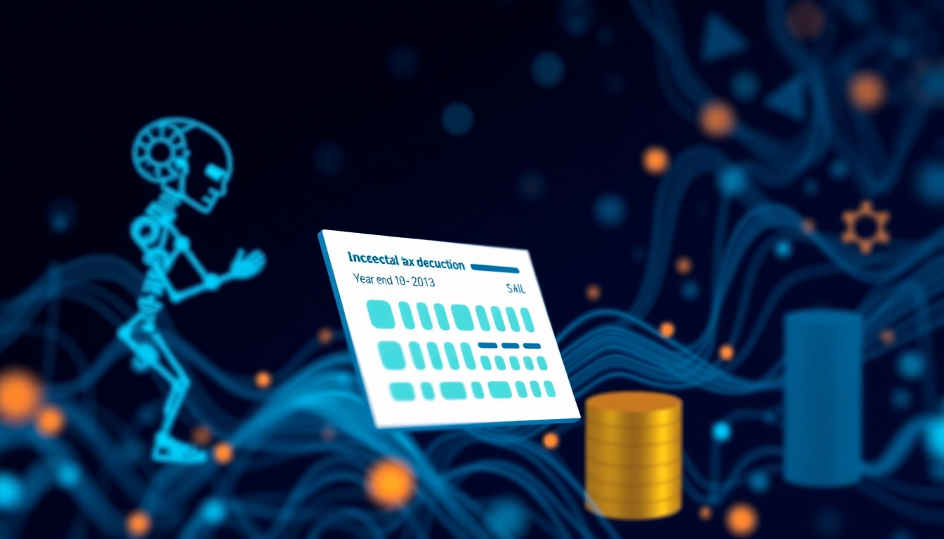 2026년 AI 연말정산 간소화 서비스의 AI 챗봇 기능을 보여주는 그래픽