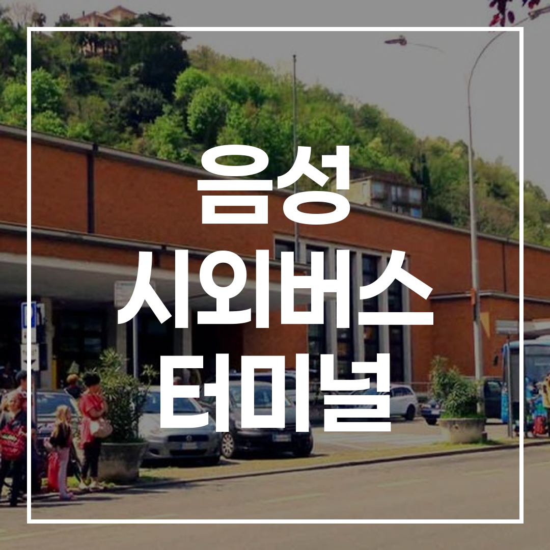인터시티 버스 터미널 예약 및 시간표를 보여주는 이미지