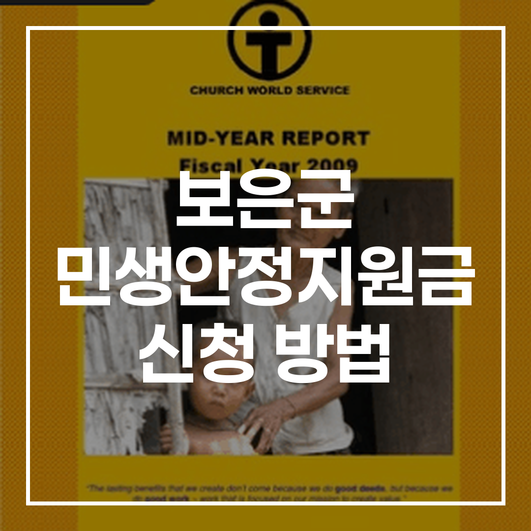 보은군 민생안정지원금 신청 방법 요약 썸네일