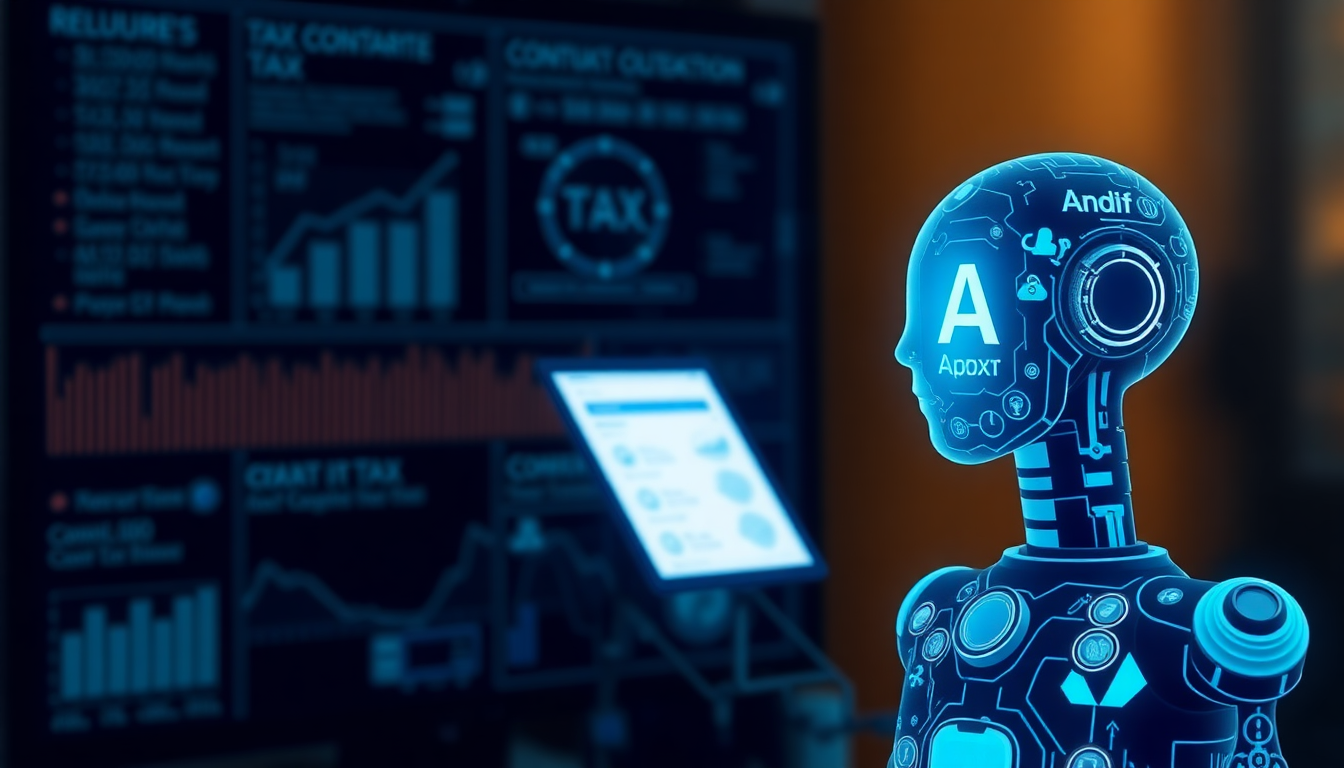 AI 연말정산 서비스의 핵심 기능을 도식화한 이미지