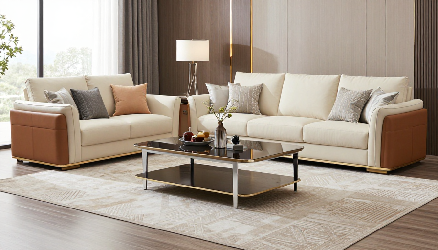 고급스러운 미국 하이엔드 가구로 꾸며진 거실 인테리어