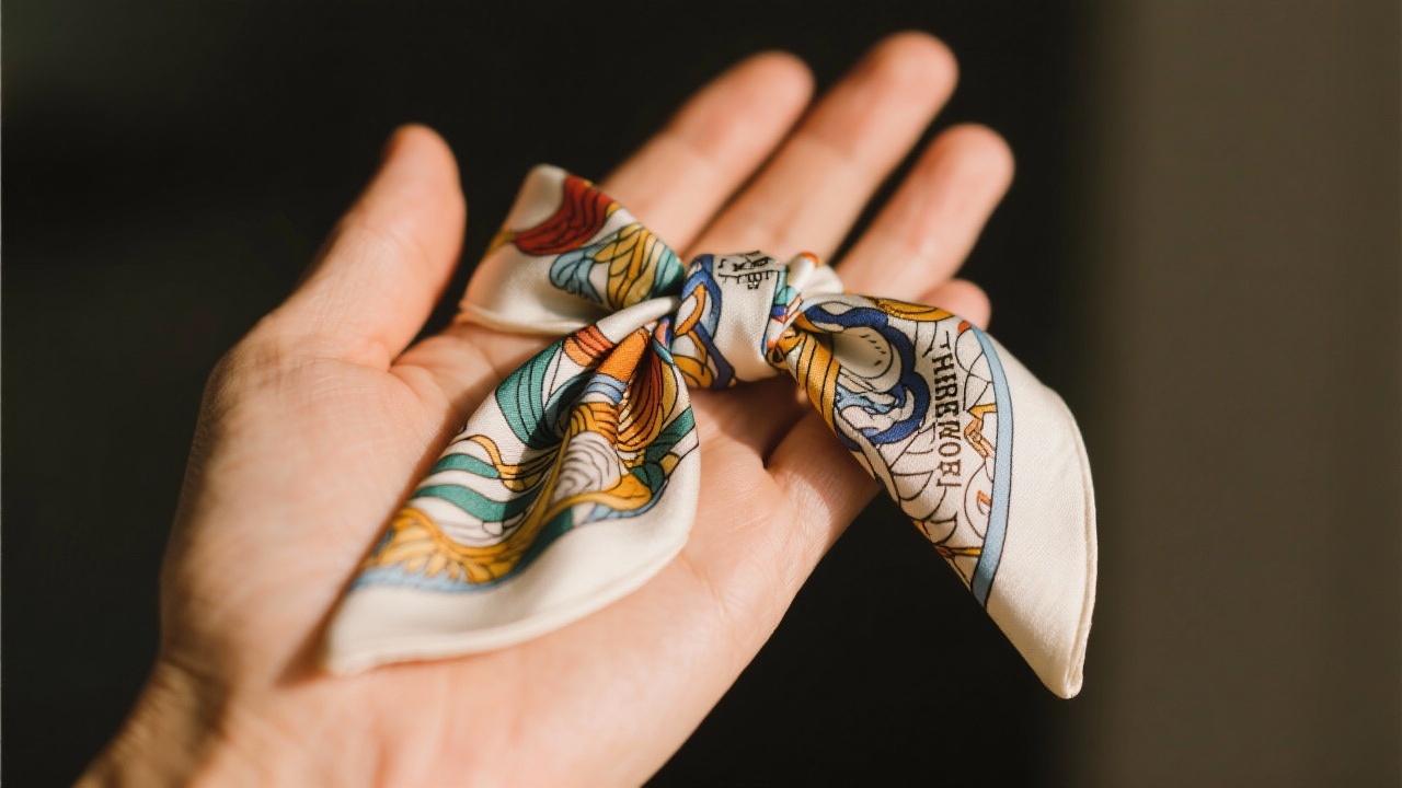 에르메스 트윌리 스카프의 예술적 디자인과 최고급 실크 질감 표현