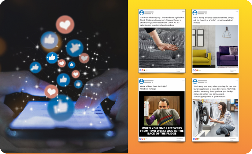 다양한 OTT 서비스 로고들이 화면에 표시된 이미지