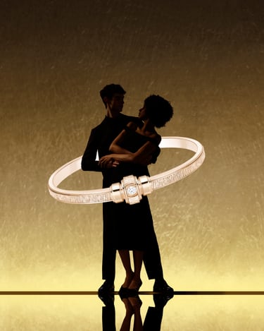 진열장에 전시된 다양한 명품 주얼리 컬렉션