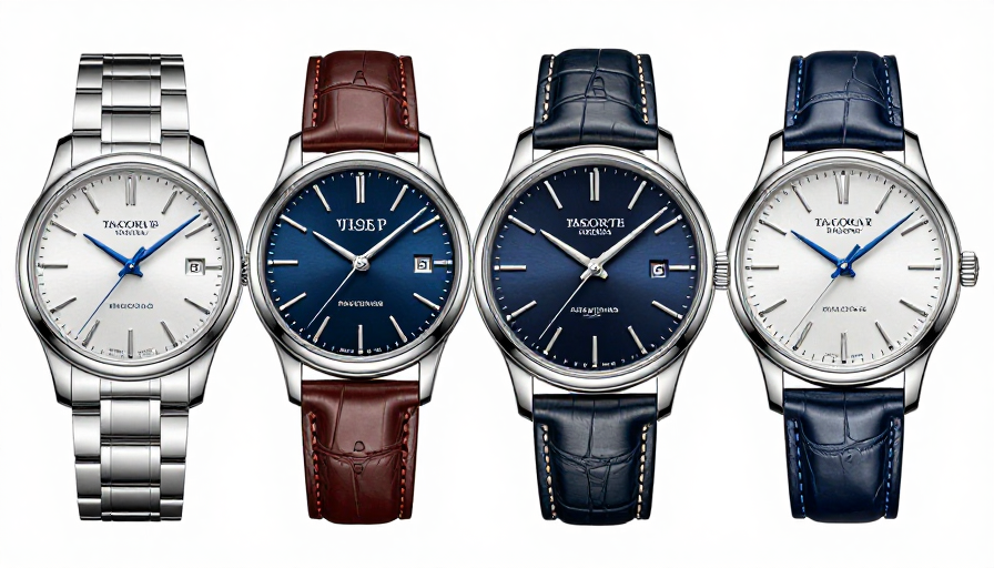 다양한 명품 시계들이 고급스럽게 진열되어 있는 모습