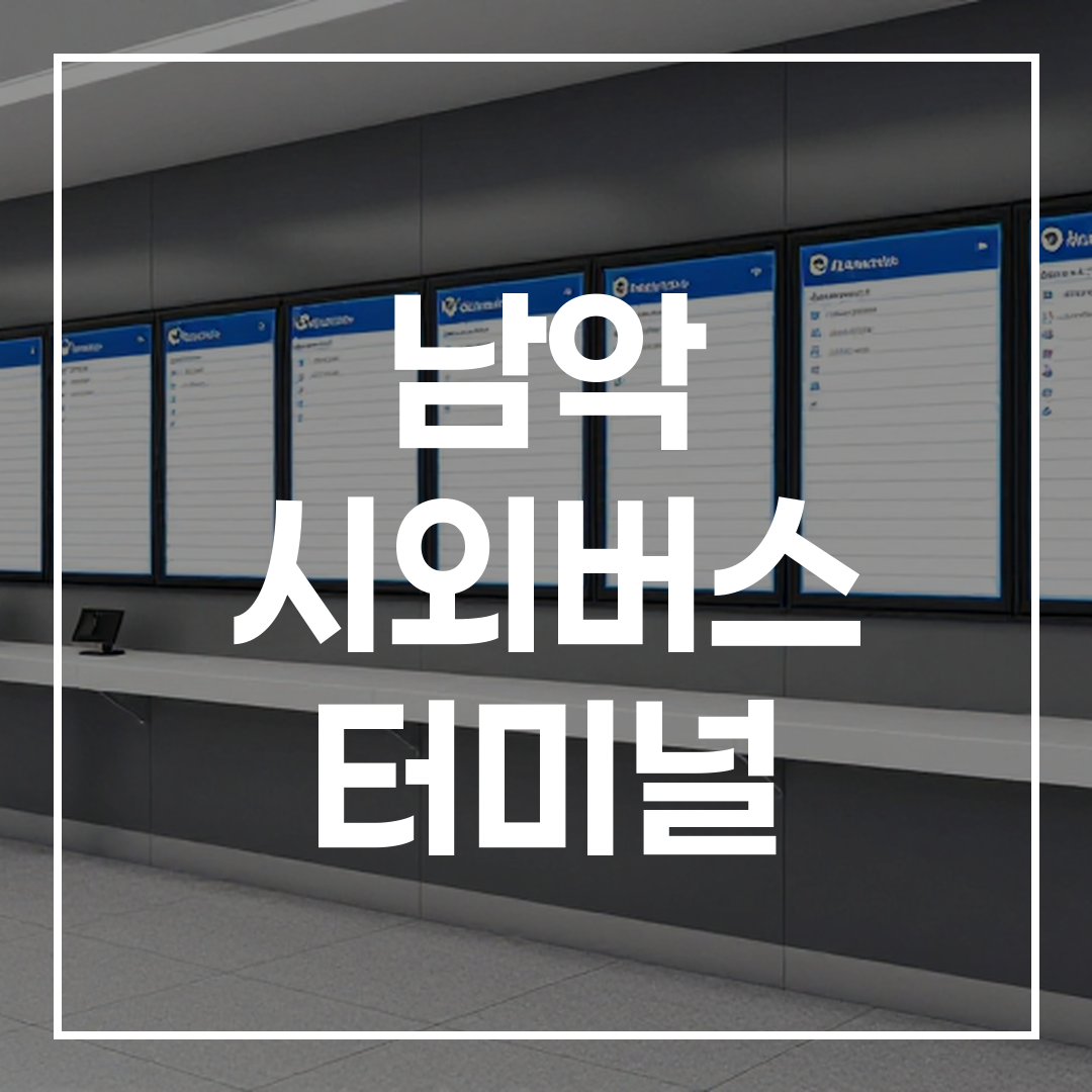 고속버스 터미널 내 예약 창구 모습, 사람들이 줄 서서 대기 중인 장면