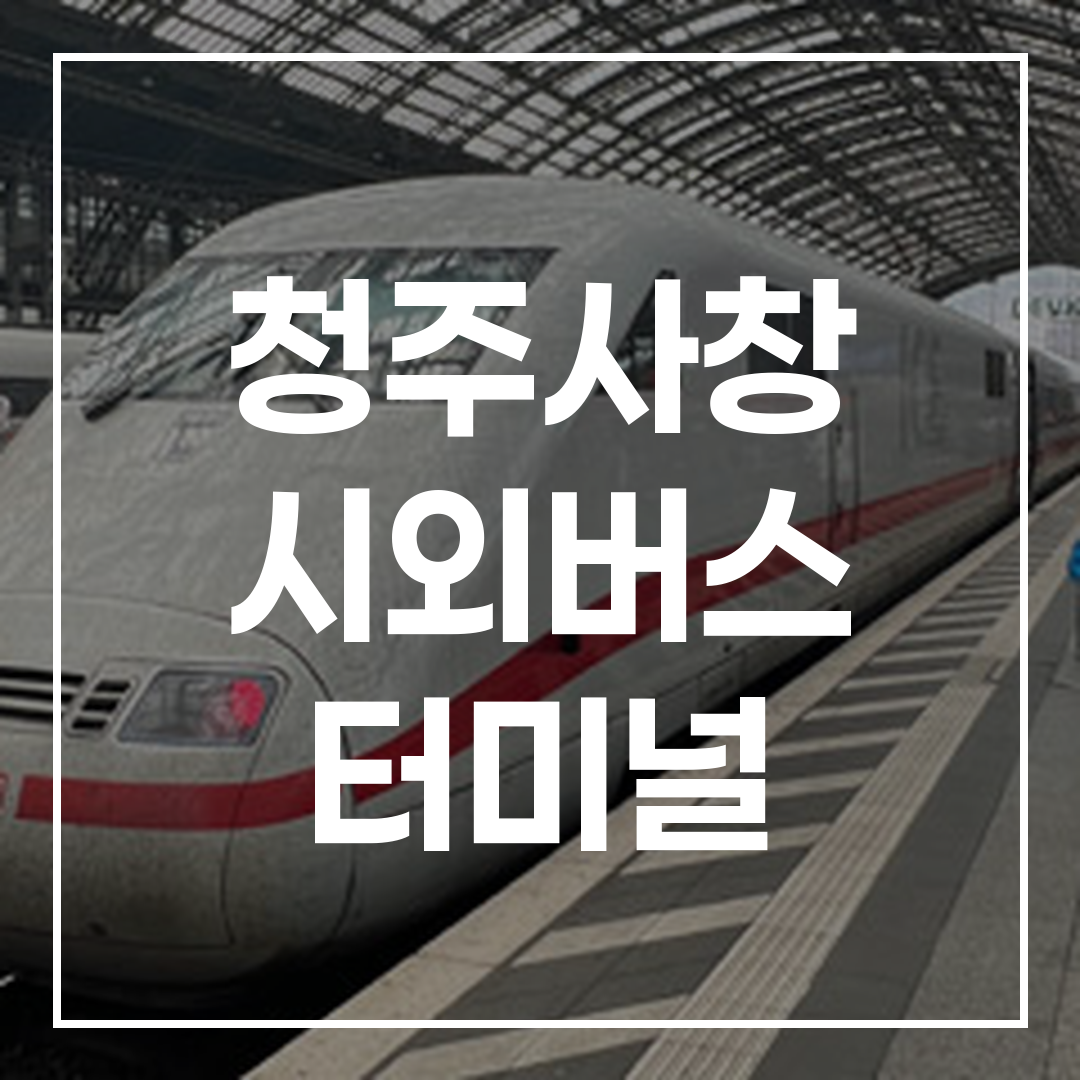 인터시티 버스 터미널의 예약 및 시간표 안내를 보여주는 이미지