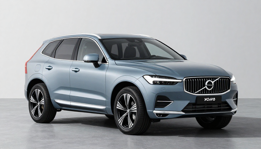 2025년형 Volvo EX60 플러그인 하이브리드 모델 외부 모습과 측면 디자인