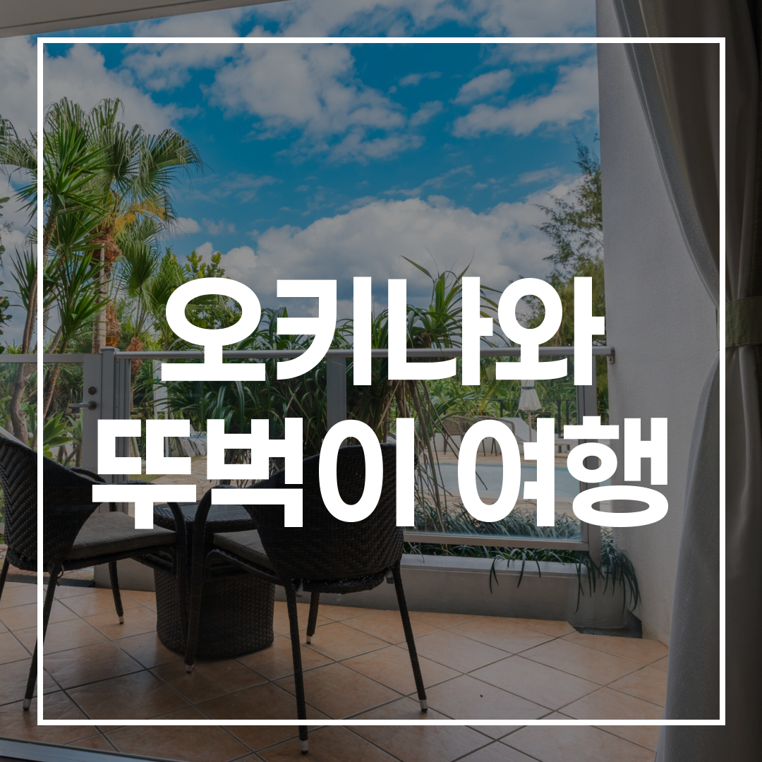 렌트카 없이 오키나와 북부 지역에서 버스를 타고 여행하며 도보 여행을 즐기는 모습
