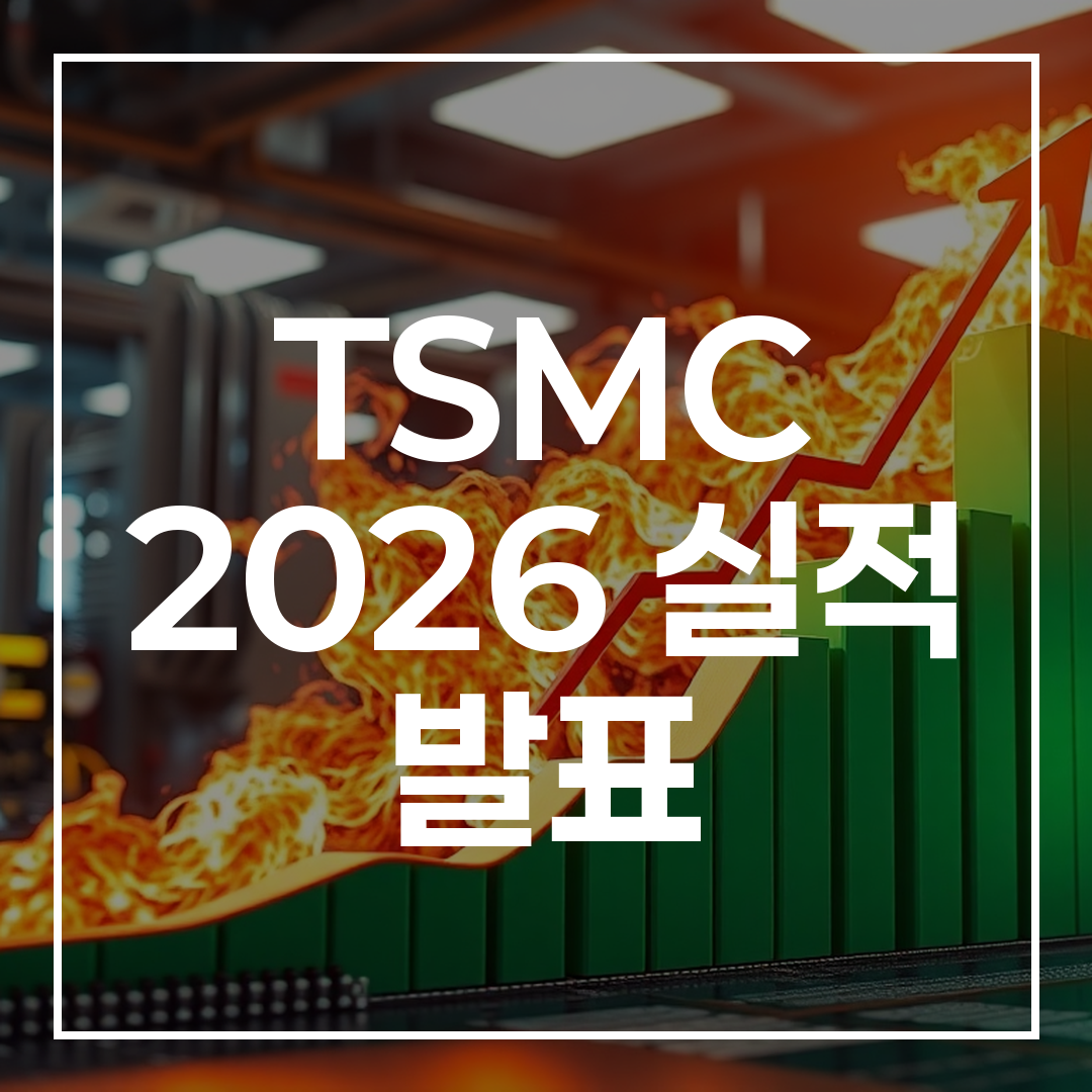 폭발적인 성장을 보여주는 재무 보고서 그래프와 첨단 반도체 공장 배경