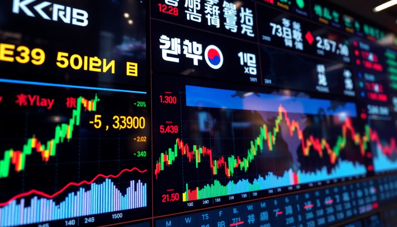 한한령이 금융 및 투자 시장에 미친 영향을 나타내는 주가 변동 그래프 이미지