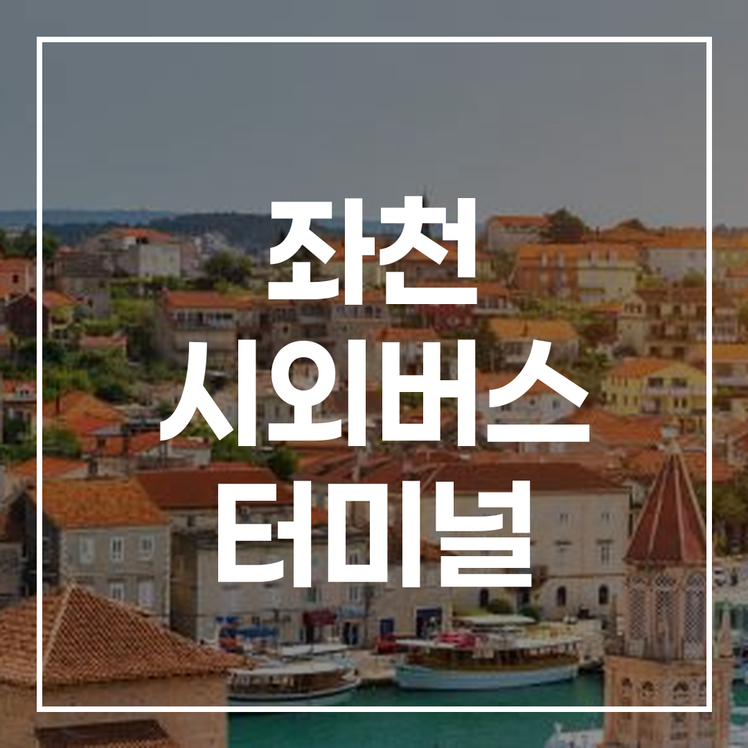 시외버스 터미널 예매, 시간표, 주변 맛집, 주차장 정보를 나타내는 고해상도 이미지