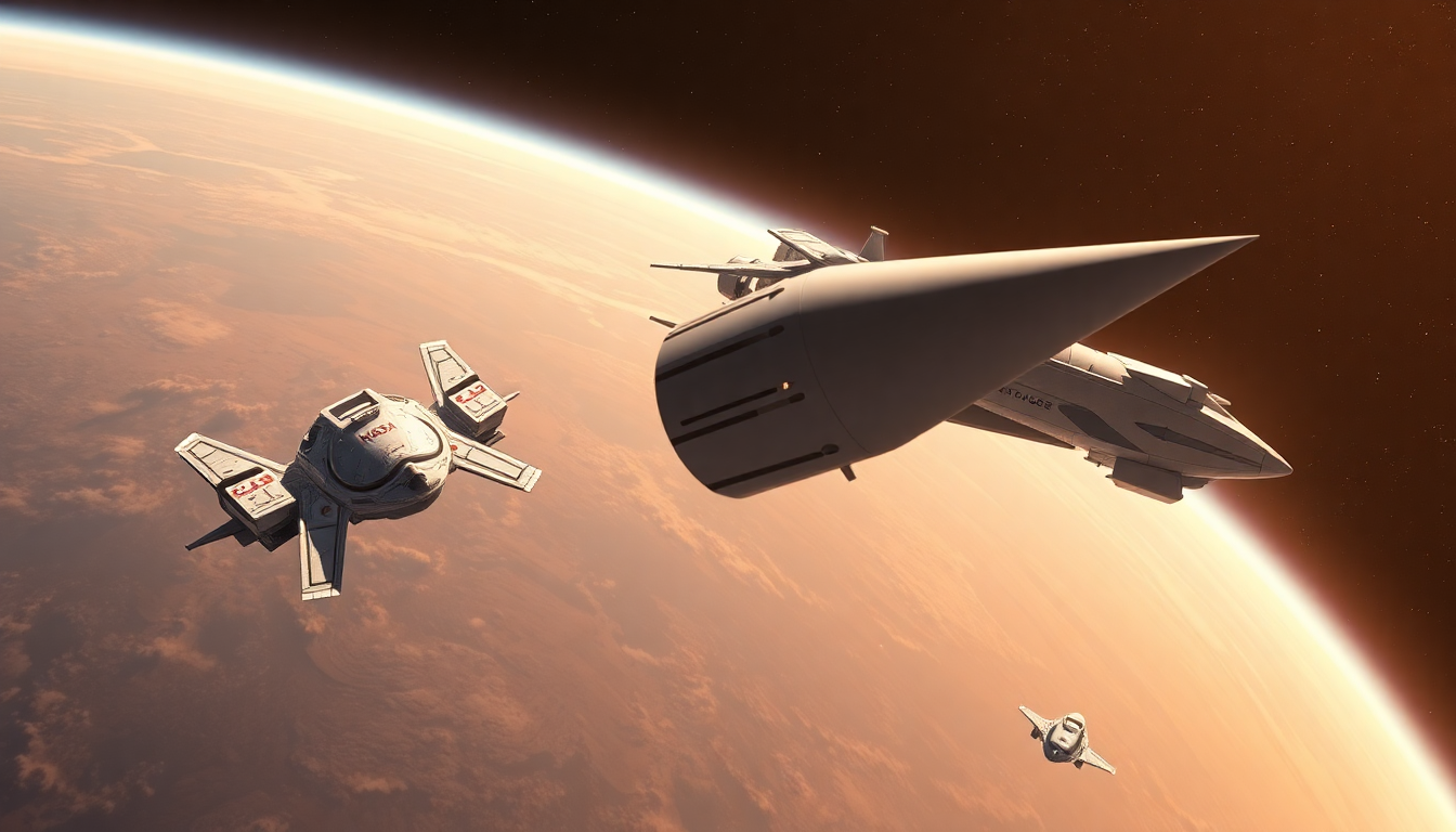 2026년 주목해야 할 NASA 아르테미스 우주선과 스페이스X 스타쉽 우주선의 우주 비행 이미지