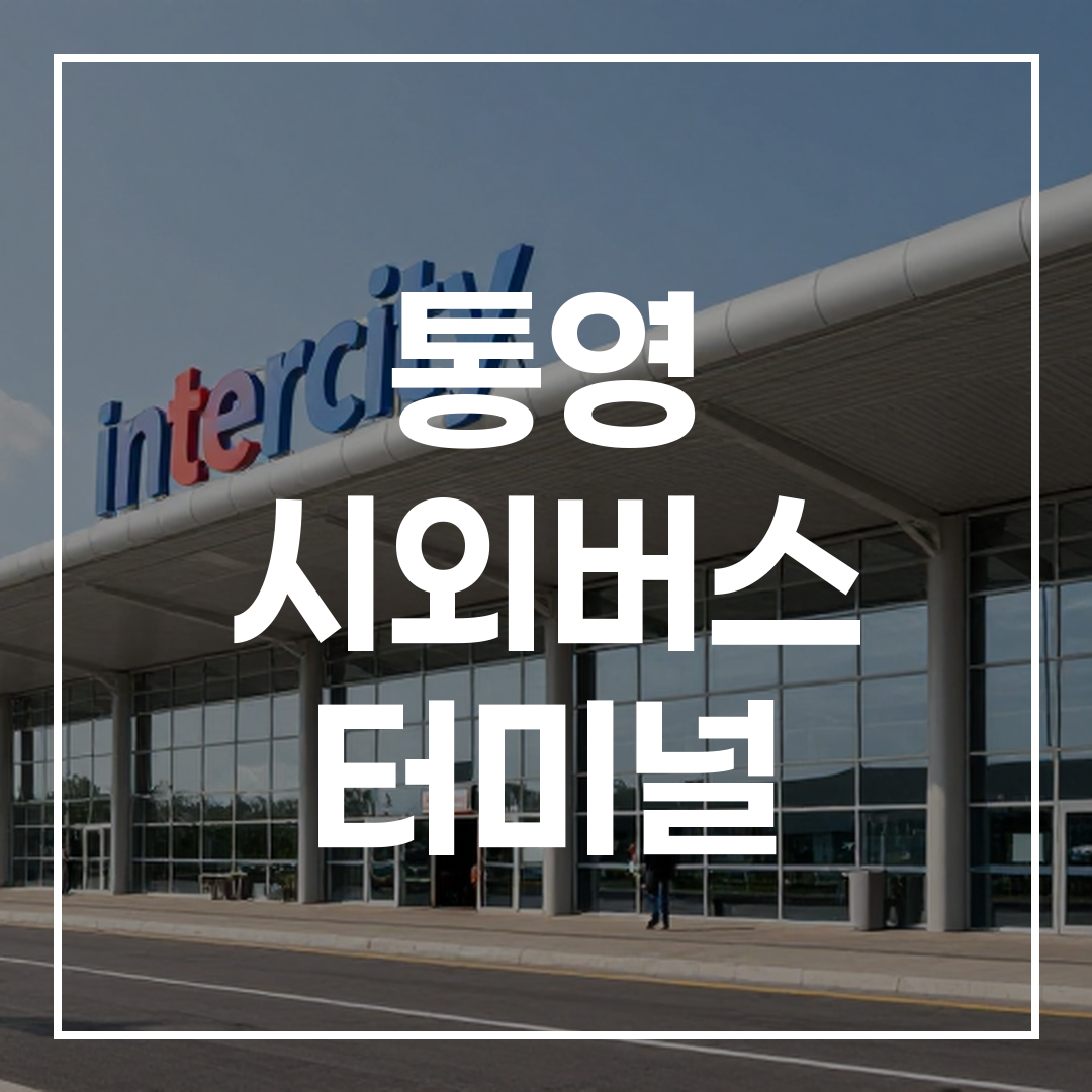 시외버스 터미널 외부 전경의 고해상도 이미지
