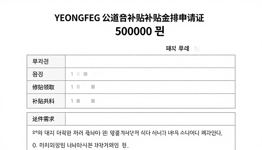 2026 영동군 민생안정지원금 1인당 50만원 지급 안내문