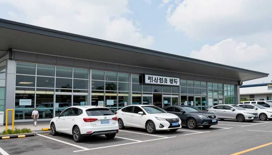 한국 시외버스 터미널 근처 맛집 및 주차장 입구