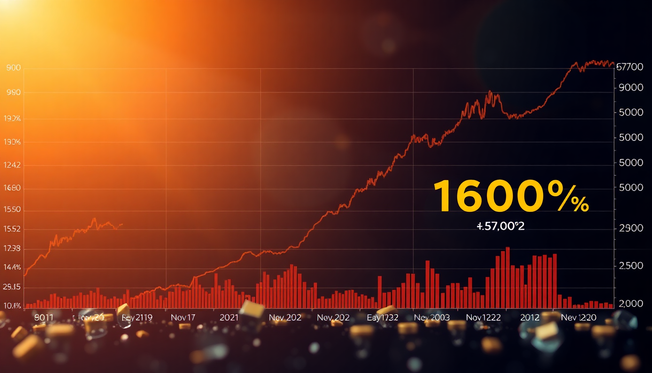 2021년 11월 최고점 대비 75% 이상 폭락한 비트코인 가격 차트 이미지