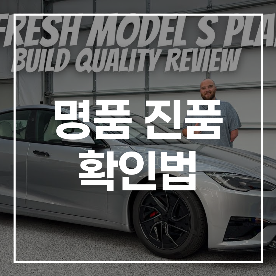 완벽한 명품 진품 확인법 썸네일